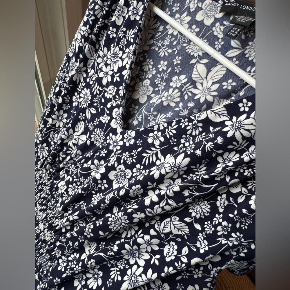 Size 12 Navy Floral Dress